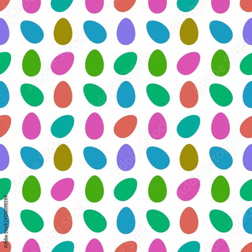 Spring seamless Easter coloured eggs pattern for wrapping paper and notebooks and kids and hobbies and clothes print