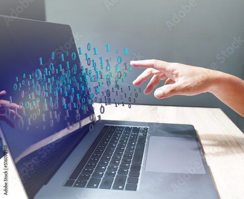 People are using computer decoding binary 010101 programmers to develop the technology industry from the ground up.