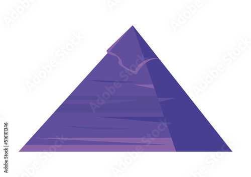 purple egyptian pyramid