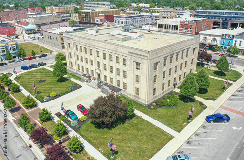 Indiana Courthouse View