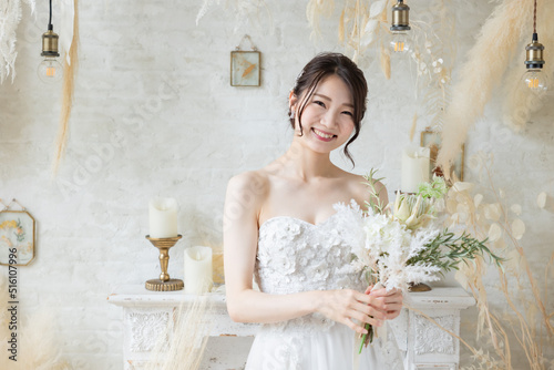 日本人の花嫁・ウェディングドレス