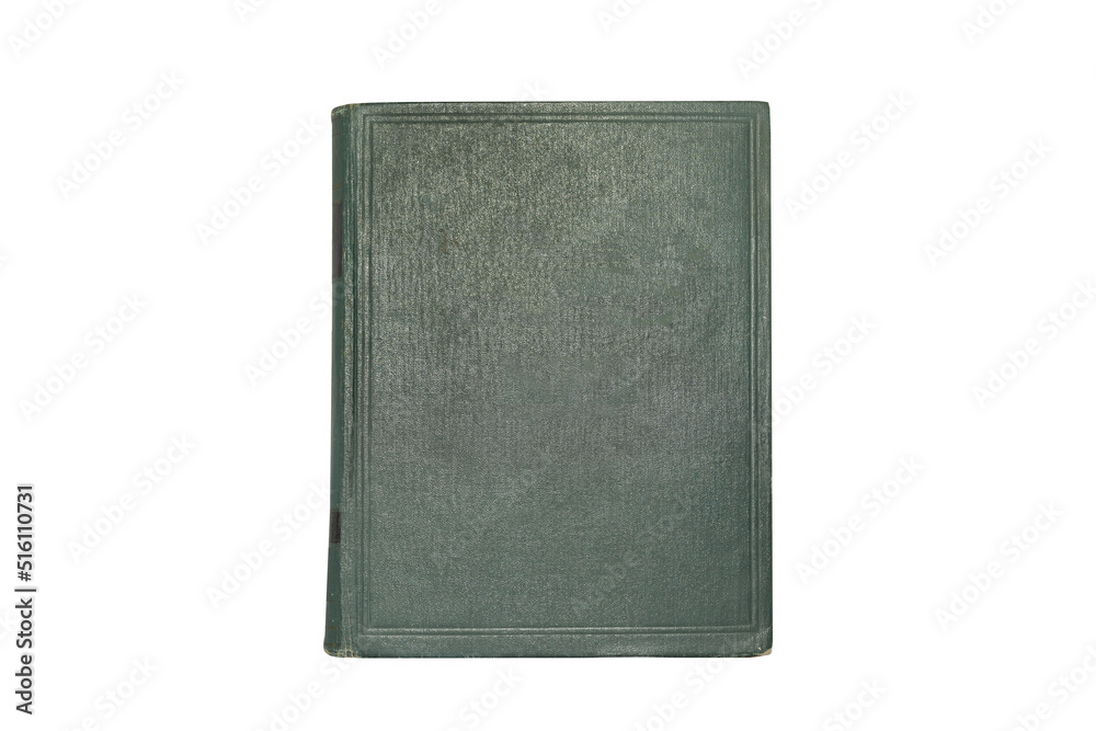 Old closed book isolated on white background. Old closed book isolated on white background.