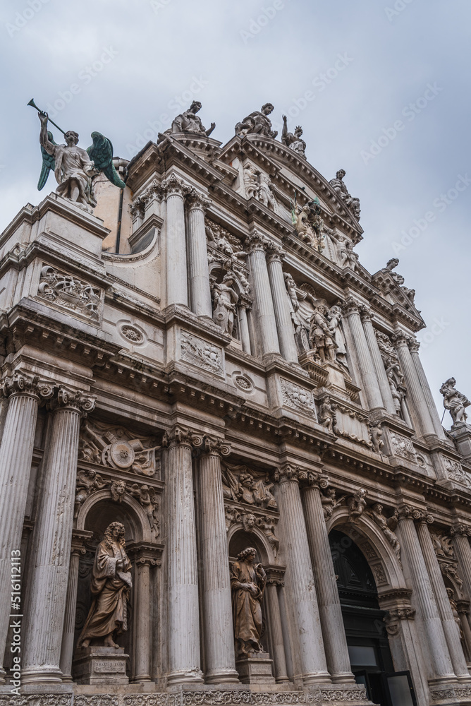 Church of Santa Maria del Giglio in Venice, Veneto, Italy, Europe, World Heritage Site