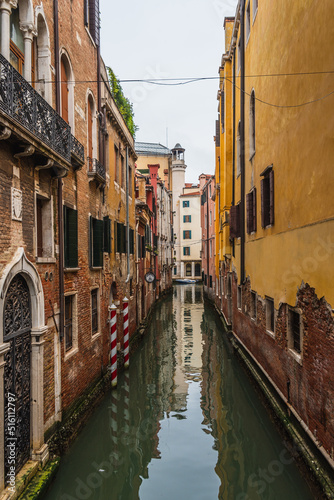 View of a Canal in Venice, Veneto, Italy, Europe, World Heritage Site © Simoncountry