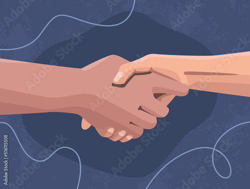 solidarity handshake friendly