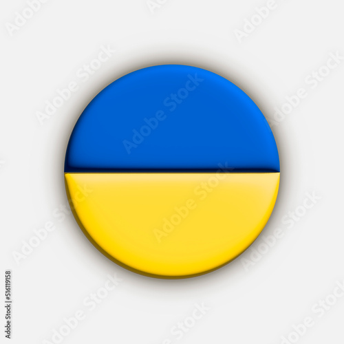 Free Download 3d Country Ukraine. Ukraine flag. Vector illustration. - GFXLoad