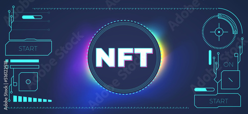 TFT. Bitcoin сoncept. Mining geometric wallpaper. Financial well-being