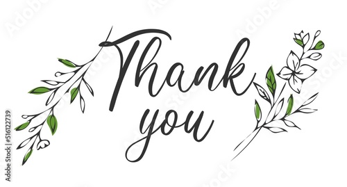 Thank you for your order card design for online buyers illustration vector. vector thank you handwritten inscription. hand drawn lettering. Thank you calligraphy. Thank you card.