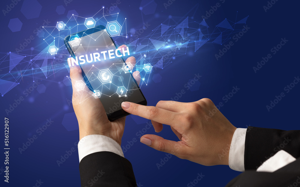 Hand using smartphone with technology concept Hand using smartphone with technology concept