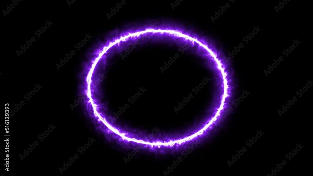 Core neon glow circle frame. Core neon glow circle frame.