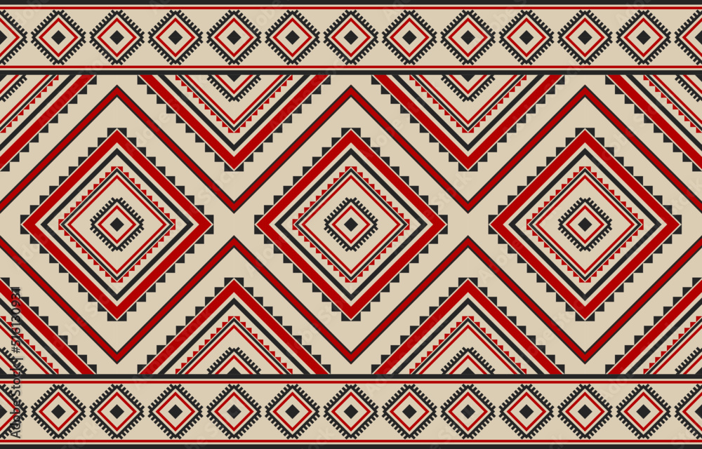 Beautiful carpet Aztec art. Geometric ethnic seamless pattern in tribal. American, Mexican style. Design for background, wallpaper, illustration, fabric, clothing, carpet, textile, batik, embroidery.