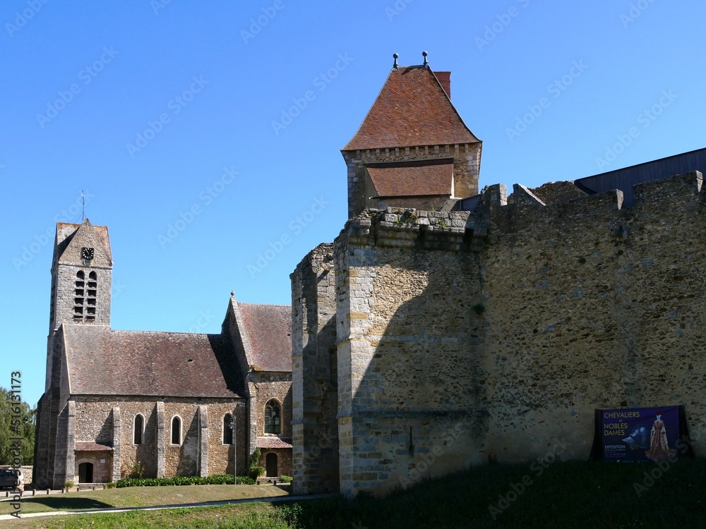 Eglise de Blandy-les-Tours en Seine et Marne. France