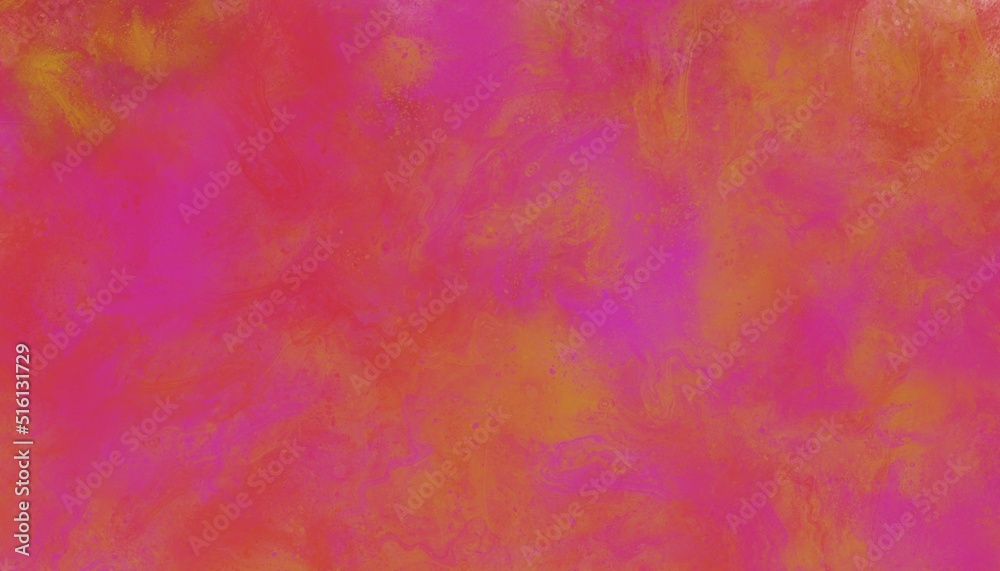 Red and yellow abstract watercolor background