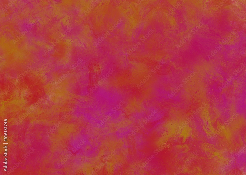 Red and yellow abstract watercolor background