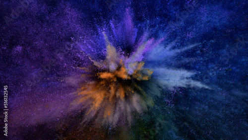 Fototapeta Naklejka Na Ścianę i Meble -  Colored powder explosion.