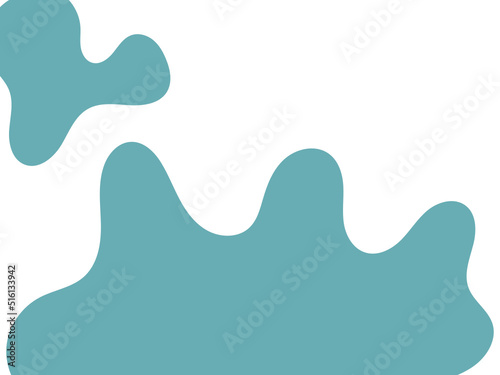 Abstract Blob Shapes Background 
