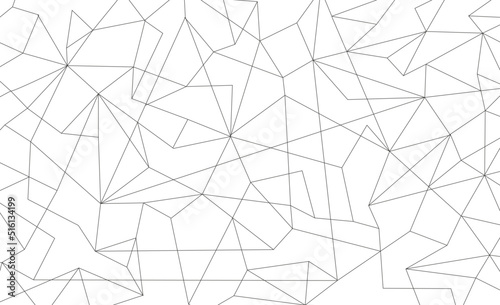 Polygonal triangle network technology connected lines background template.