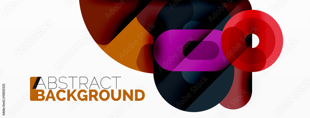 Creative geometric wallpaper. Circles, lines background. Business template for wallpaper, banner, background or landing Creative geometric wallpaper. Circles, lines background. Business template for wallpaper, banner, background or landing