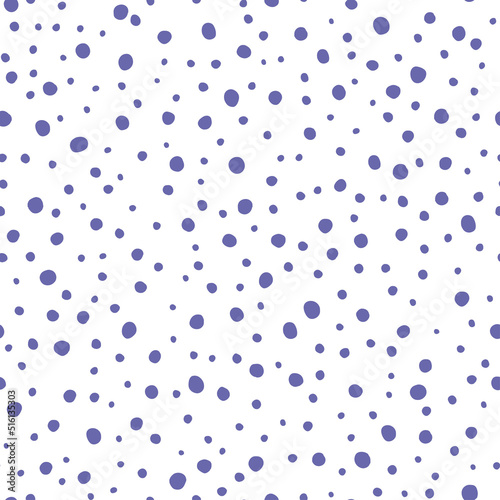 Very peri color dots seamless pattern.