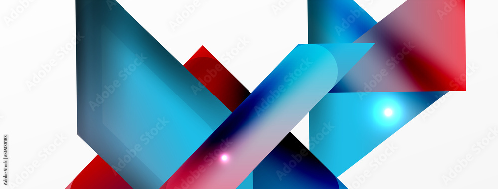 Dynamic 3d geometric abstract background. Triangles and other simple forms composition. Vector Illustration For Wallpaper, Banner, Background, Card, Book Illustration, landing page Dynamic 3d geometric abstract background. Triangles and other simple forms composition. Vector Illustration For Wallpaper, Banner, Background, Card, Book Illustration, landing page
