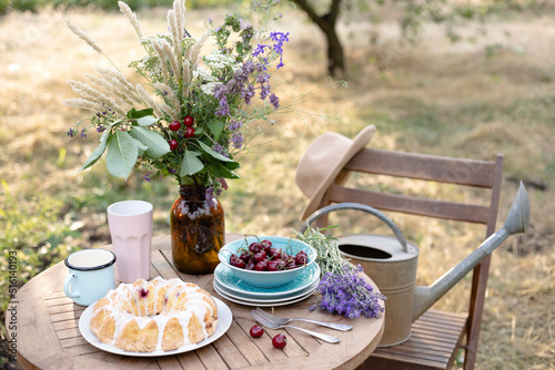 garden and tea party