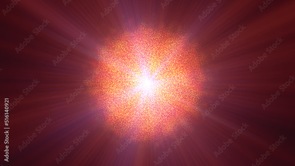 Abstract particles sun solar flare particles
