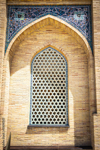 window of the mosque, Hazrati Imom Mosque, Hazrati Imom Complex, Hazrati Imom Square, Tashkent, Uzbekistan, Central Asia
