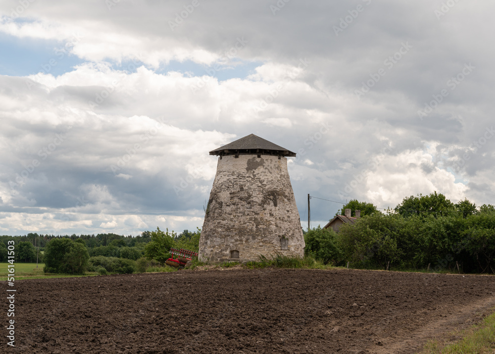 Fototapeta premium windmill in the field