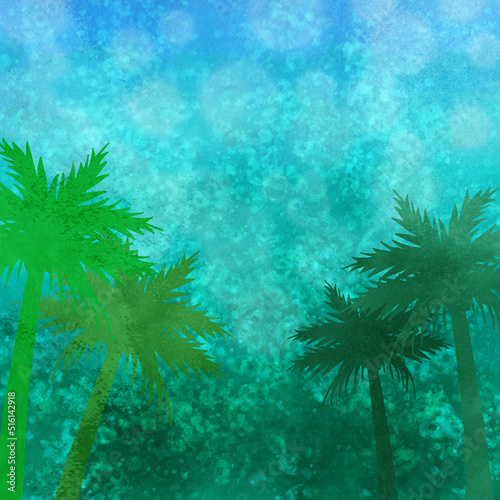Fantastic cute palm tree image 04