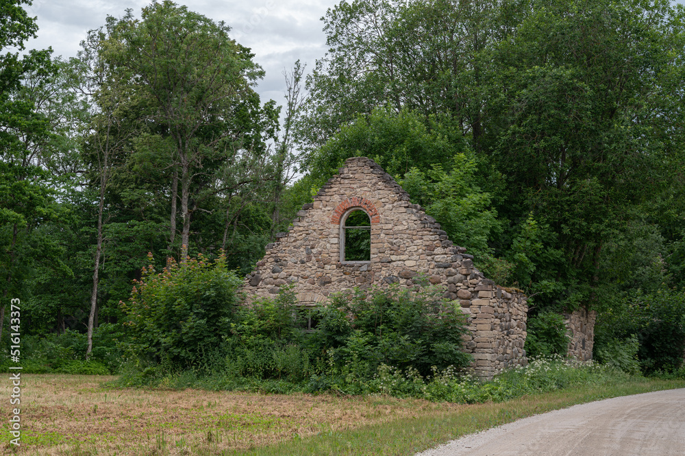 ruins of manor in saaremaa, estonia ruins of manor in saaremaa, estonia