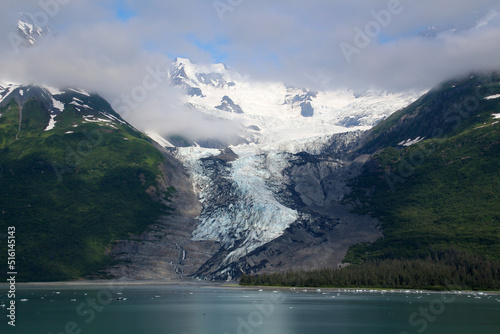 Vassar Glacier in College Fjord, Alaska     photo