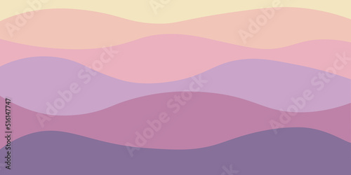 Abstract purple and yellow line background vector