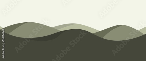 Desert layers flat illustration, minimalist mountain in flat design style, perfect for background, desktop background, screensaver, website background, illustration