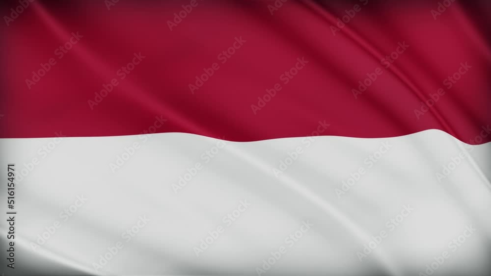 Indonesia Flag Animation Background Indonesia Flag Animation Background