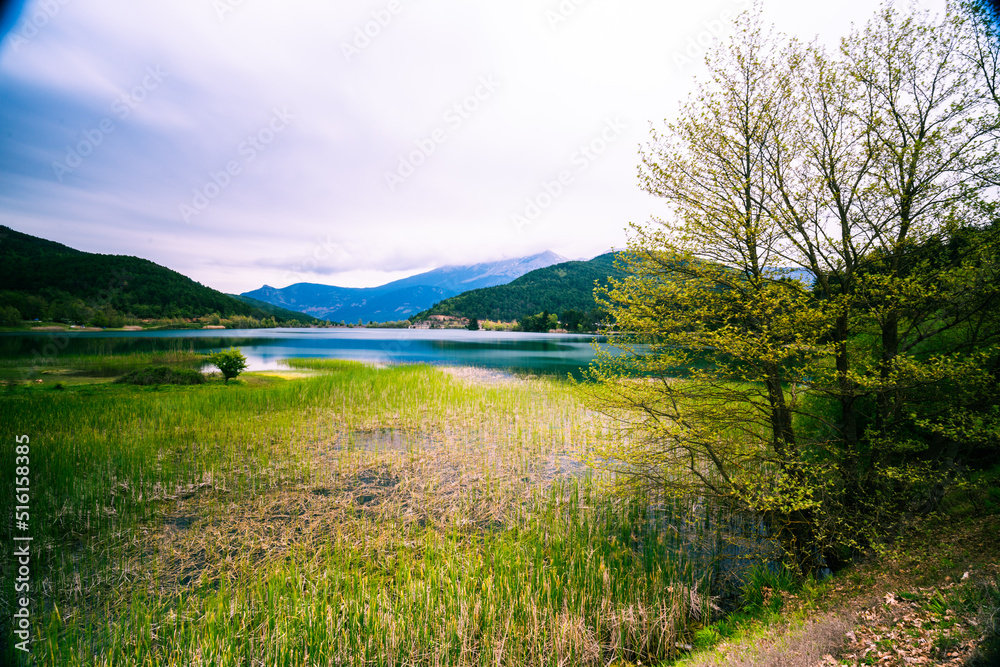 Lake Doxsas in peloponese during summer Lake Doxsas in peloponese during summer