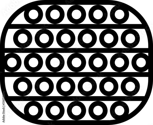 pop it outline icon