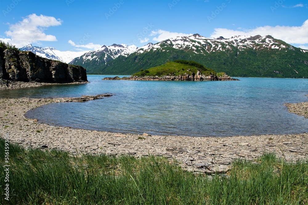 Die schöne Küstenlandschaft von Katmai - Das fast menschenleere riesige Gebiet in Alaska gehört zu den Kurilen