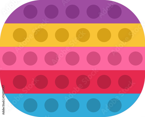 pop it flat icon
