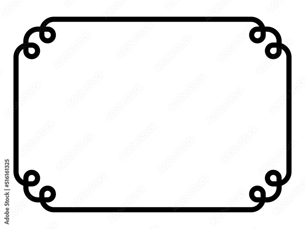 decorative simple frame rectangle vector decorative simple frame rectangle vector