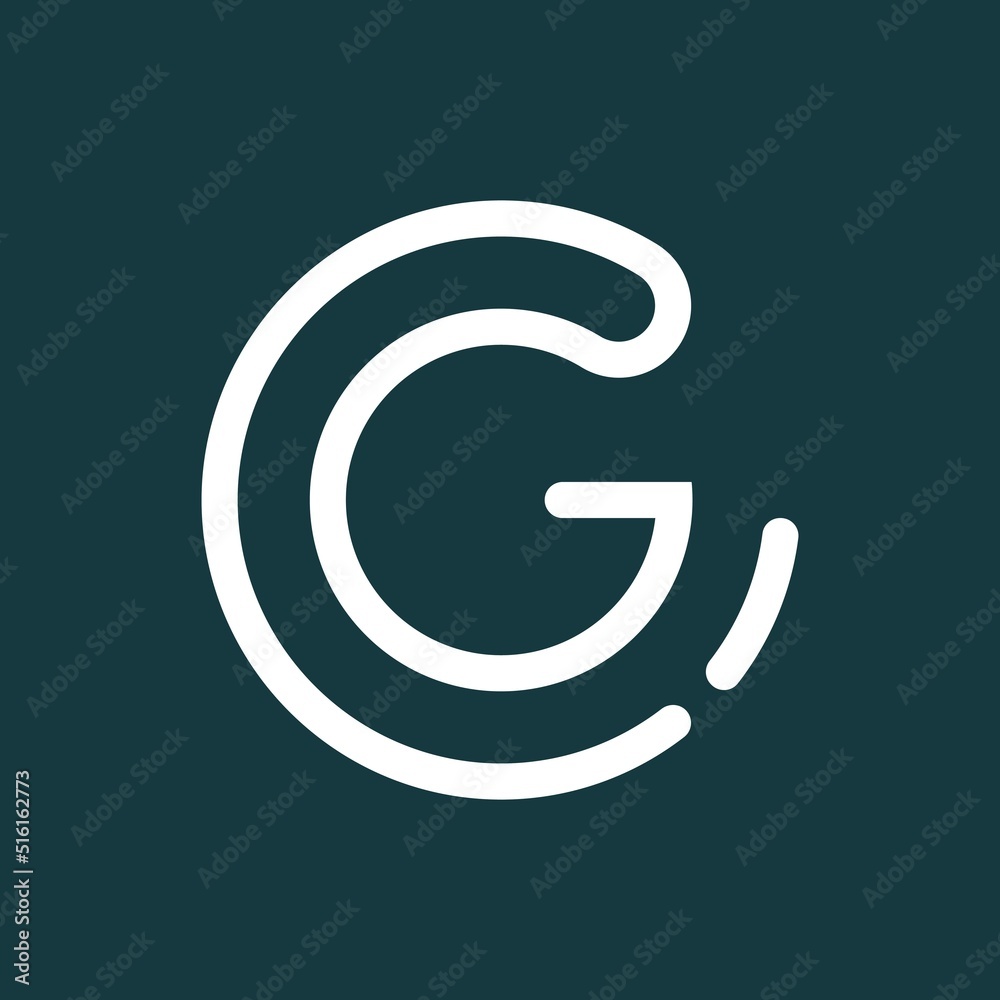 Fototapeta premium Letter G vector logo icon