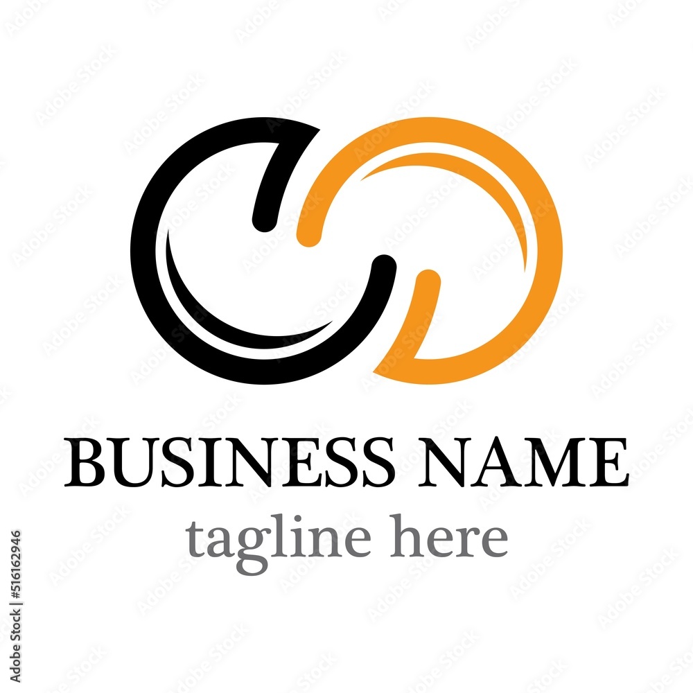 Infinity logo template vector Infinity logo template vector