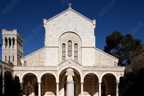 French biblical and archeological school in Jerusalem..Saint-Etienne church © Julian