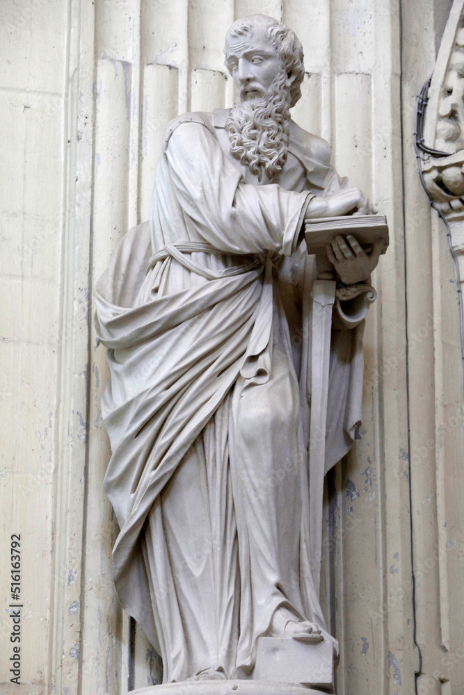 Obraz premium Chiesa di San Matteo, Lecce, Apulia.Statue of Saint Paul
