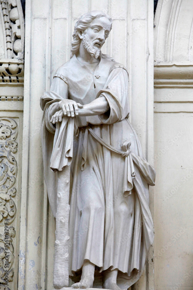 Obraz premium Chiesa di San Matteo, Lecce, Apulia.Statue of Saint James.