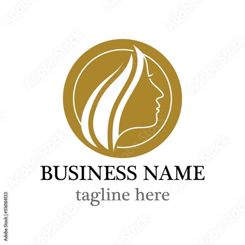 Salon logo vector icon