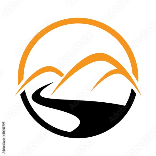 Mountain logo template icon