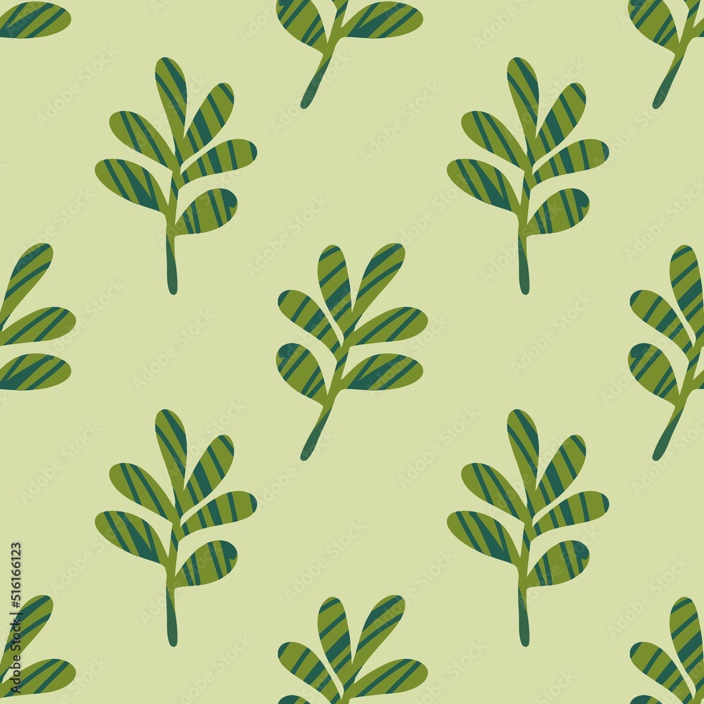 Garden plant, branch, botanical, seamless vector design for fashion, fabric, wallpaper and all prints. Beautiful pattern.