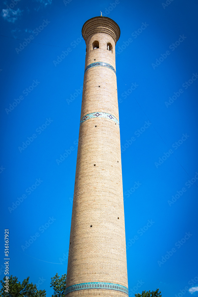 minaret, Hazrati Imom Mosque, Hazrati Imom Complex, Hazrati Imom Square, Tashkent, Uzbekistan, Central Asia