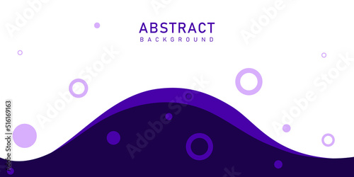 Purple color children's abstract vector background with editable elements