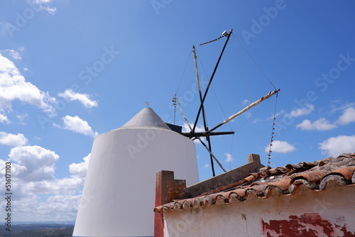 Old Windmill in portuguese contryside   photo